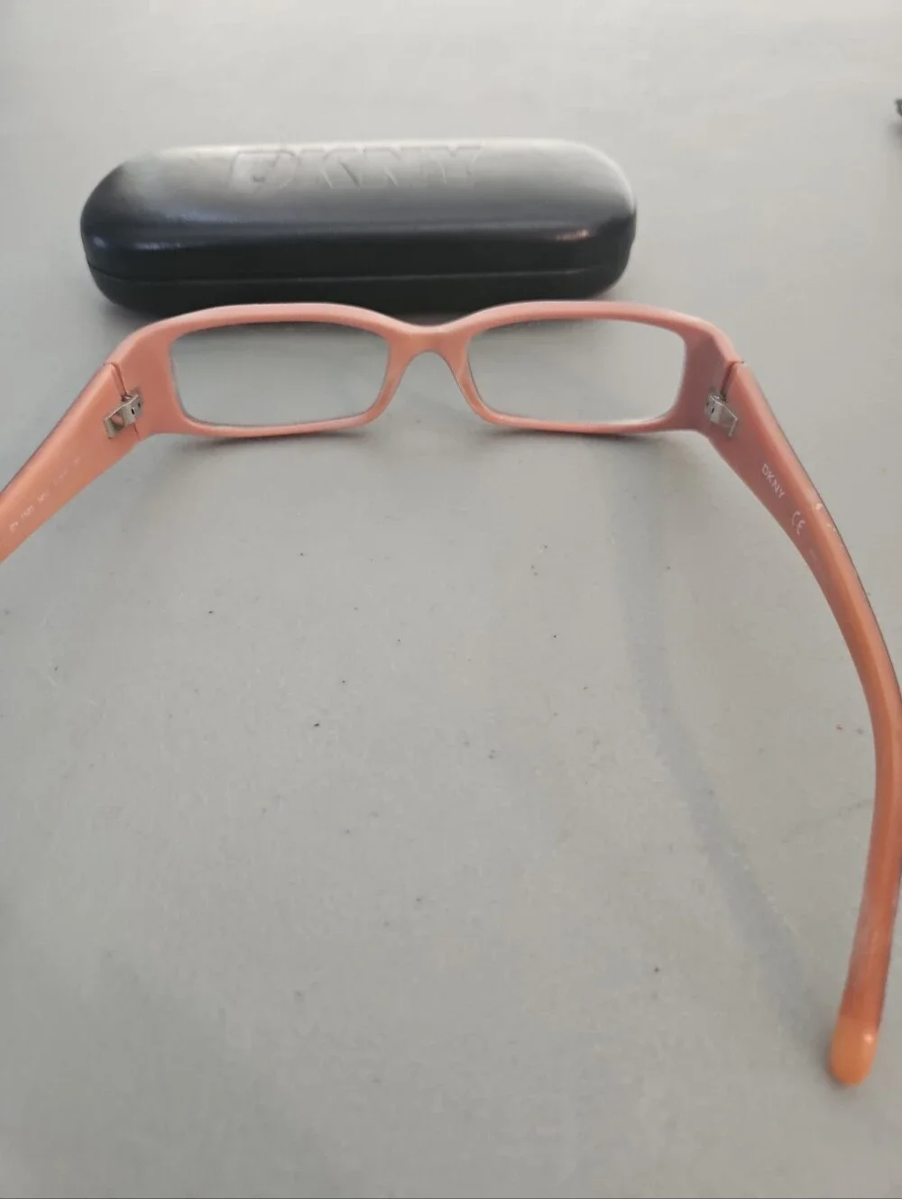 DKNY Women’s Eyeglasses DY 1599 3452 Plum Peach Full Rim Frame 51-16-130 W/Case